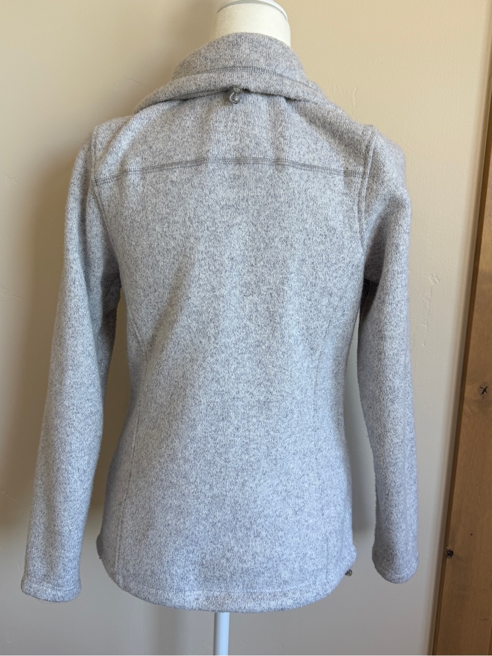 Stoic Gray Plush Fleece Zip Jacket | Size XS - Picture 4 of 8